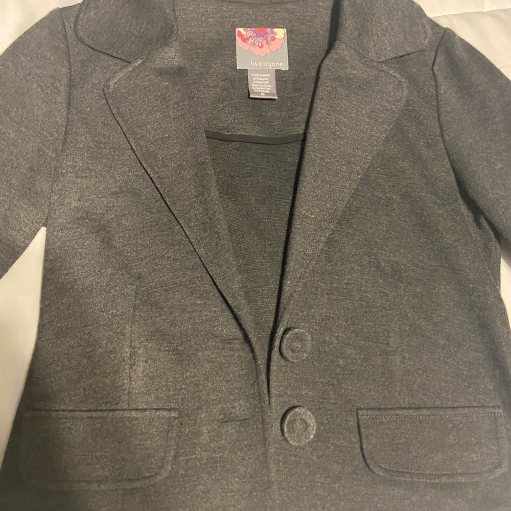 Gray Blazer Jacket